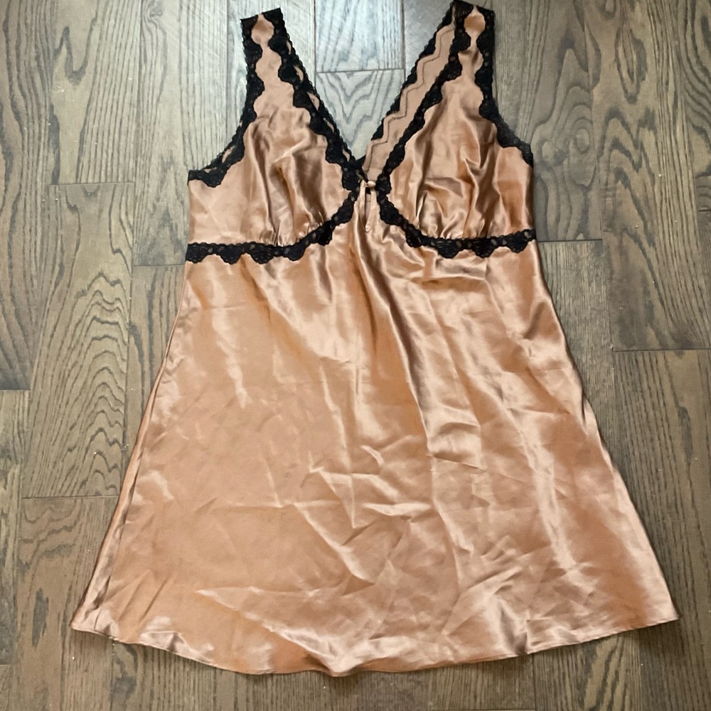 Avenue Brand Satin/Lace Chamise